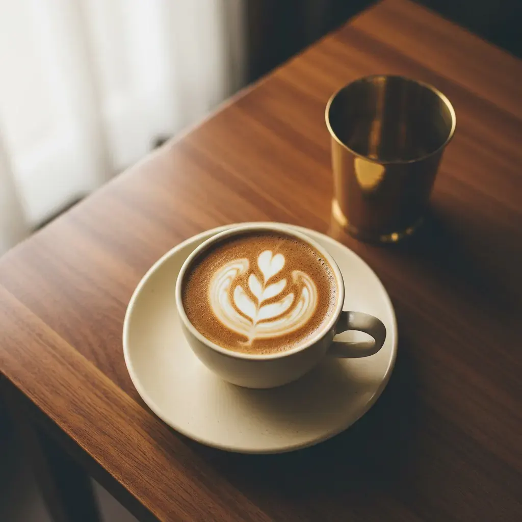 A cup on the counter