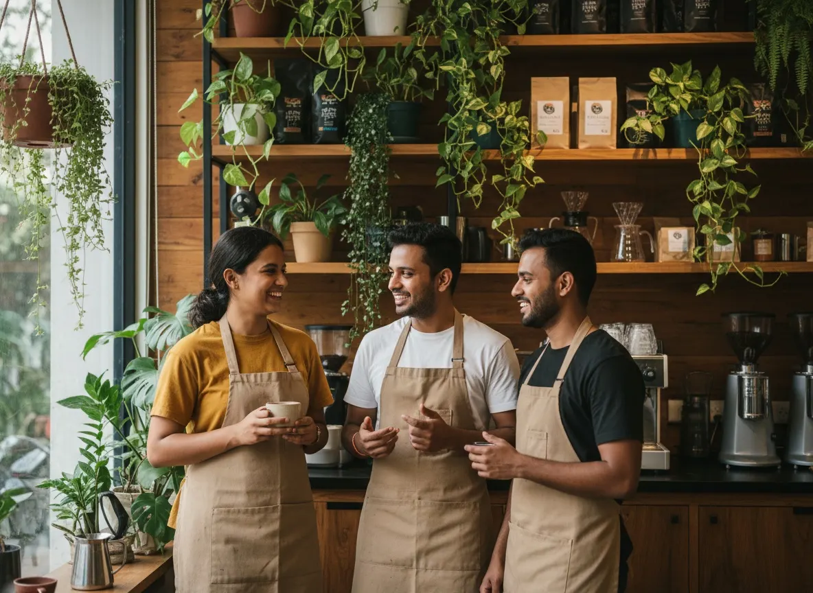 The Bean Brew & Beyond founders and staff
